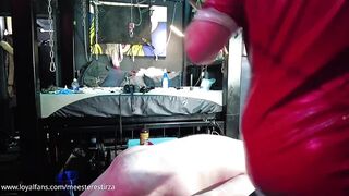 whipping and dildo fucking pegging from the nurse