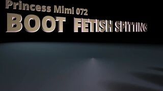 072 discount of 2 $ I I scratch my body with my heels, spit in the slave's face and make him lick my shoes 720