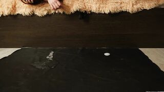 New! A164 Princess Ava Bertie The slave lies on the floor and his mouth is full of slobbering socks