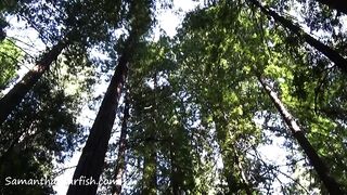 SamanthaStarfish - Pooping In The Redwood Forest!