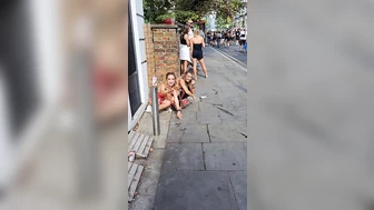Two Girls Pee Public (Notting Hill Carnival)