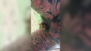 piercedntattooed - Here's a little pee video from today with...