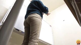 DLEE-765 04 Hidden camera: Forbidden incontinence of a neat female teacher.